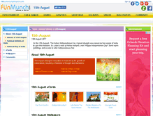 Tablet Screenshot of 15th-august.funmunch.com